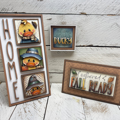 Set papere  autunno inserti quadrati piccoli 6x6 Out of the Wood