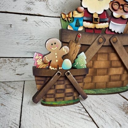 Pannello intercambiabile con Santa Claus e Mss Claus 2’ serie Out of the Wood