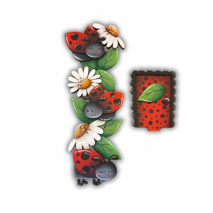 Coccinelle per casetta uccellini intercambiabile