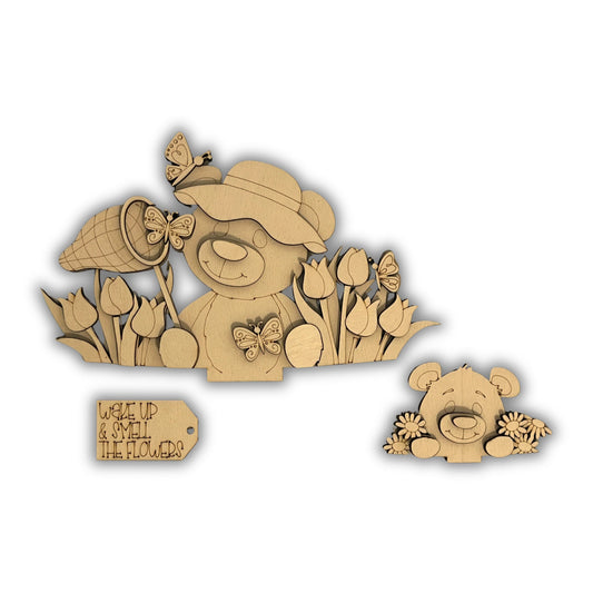 Pannello intercambiabile con orso primavera Out of the Wood