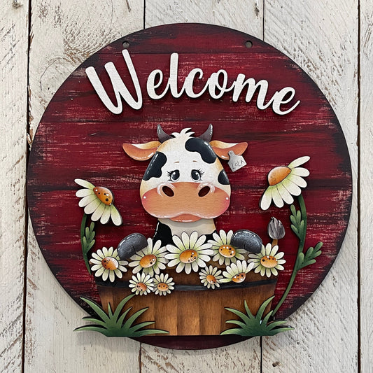 Welcome Mucca girasoli/margherite Out of the Wood