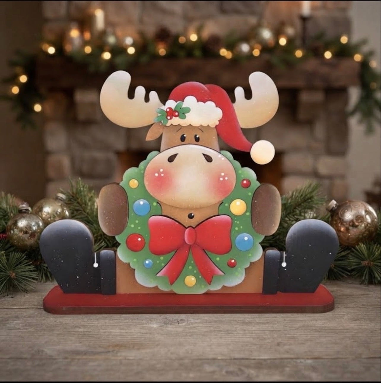 Sitting Moose errato Out of the Wood