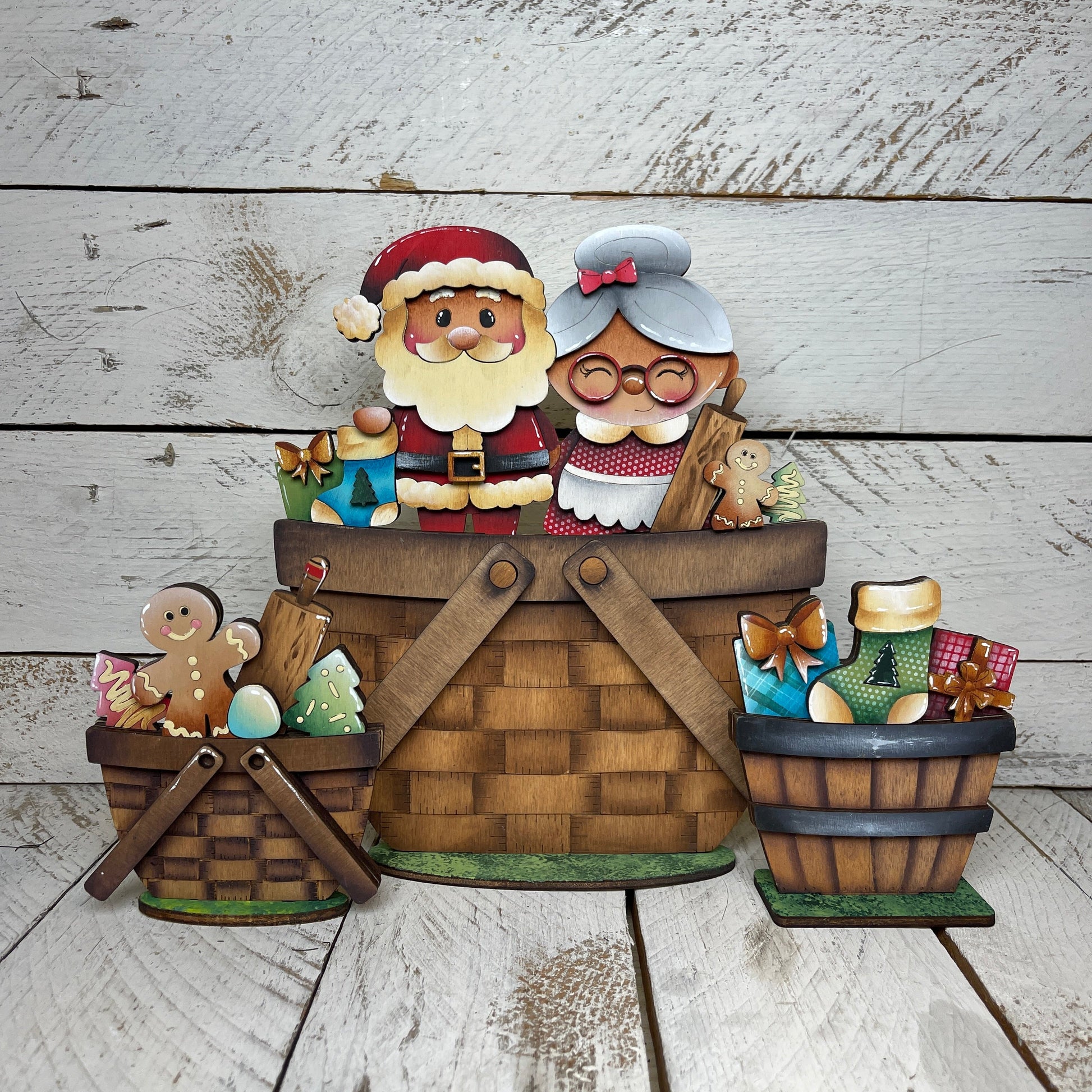 Pannello intercambiabile con Santa Claus e Mss Claus 2’ serie Out of the Wood