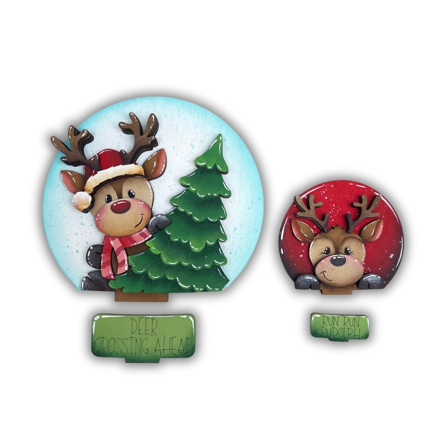 Sagoma renna per Snow globe intercambiabile Out of the Wood