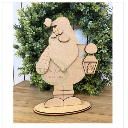Santa lantern gnome Out of the Wood