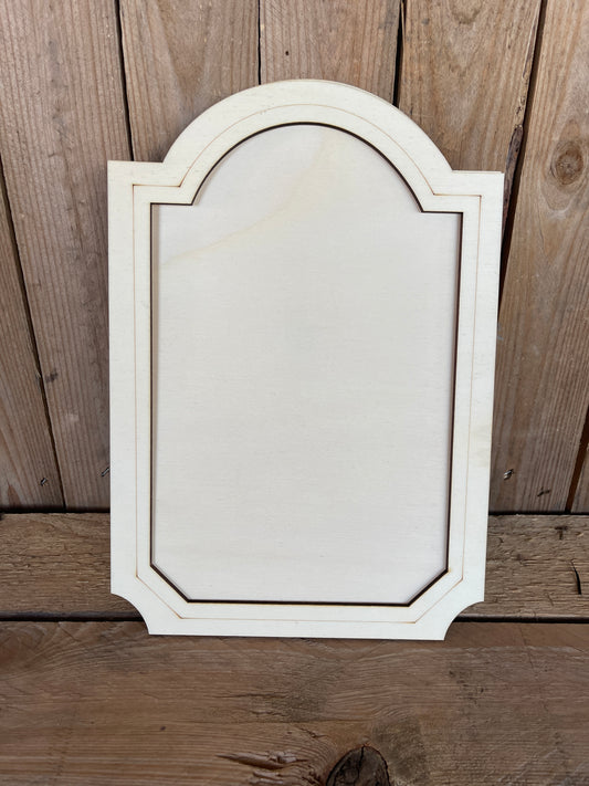 Pannello con cornice 20x30 circa Out of the Wood