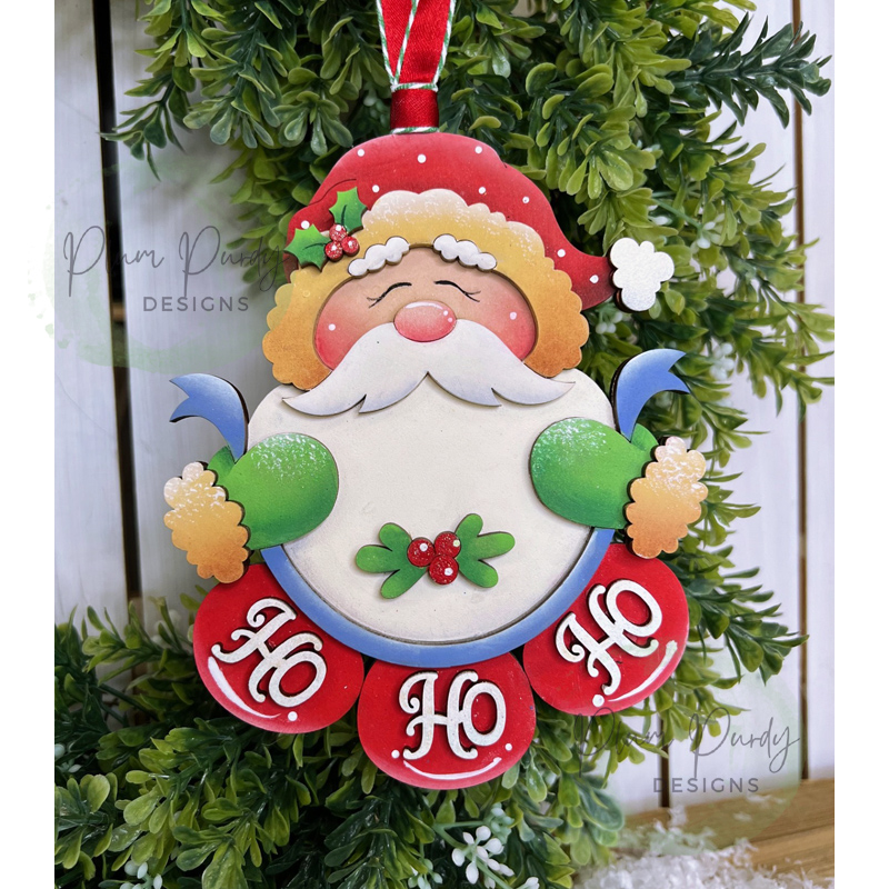 North pole Christmas ornaments Out of the Wood