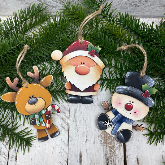 Christmas friends ornament Out of the Wood