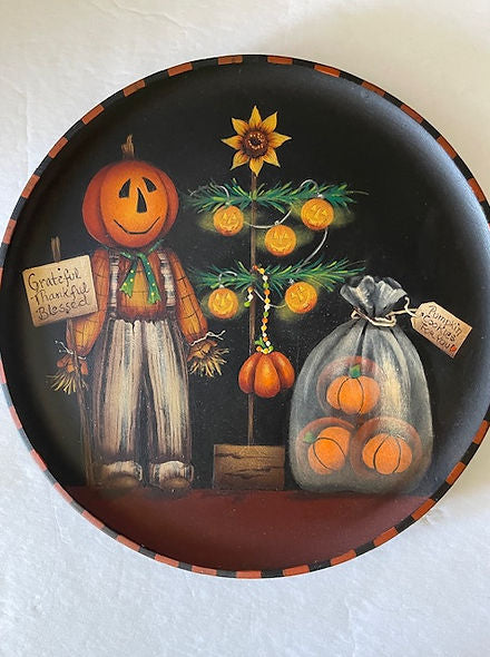 CARTAMODELLO  -pattern -“Pumpkin cookie plate” by Maxine Thomas Out of the Wood