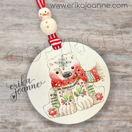 Nordica folk art ornament Out of the Wood