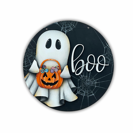 Fuoriporta Boo con fantasma Out of the Wood