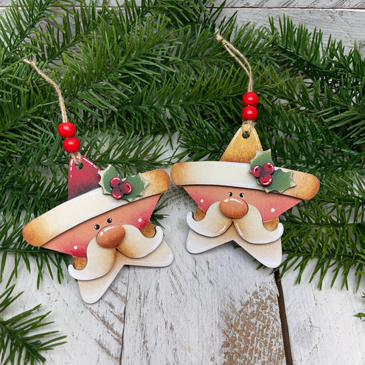 Christmas star santa Out of the Wood
