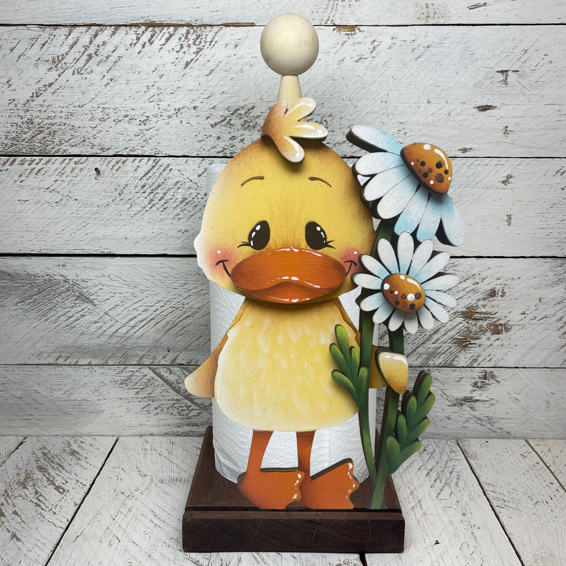 Sagoma per porta scottex papere primavera Out of the Wood