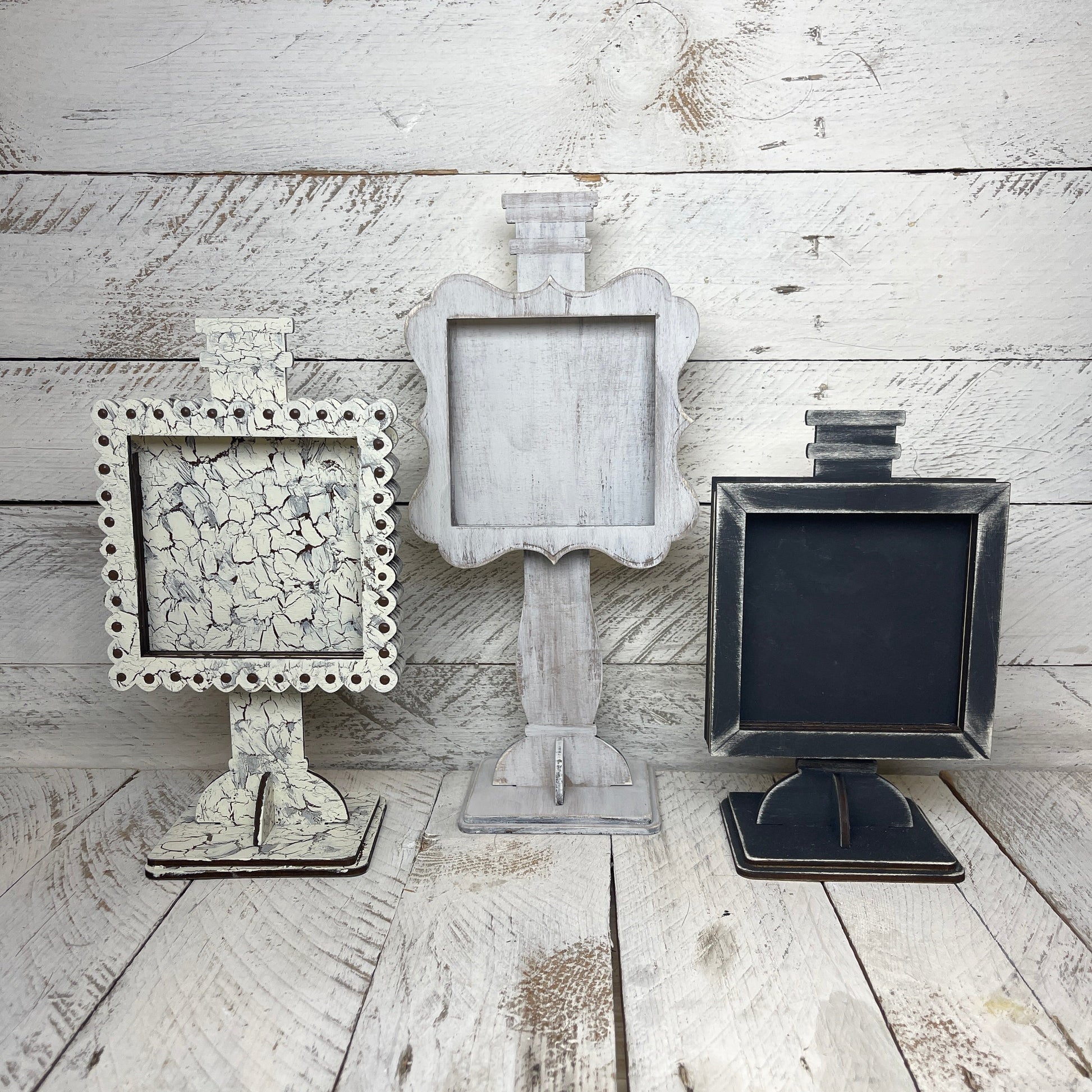 Cornici con piedistallo per inserto quadrati grandi 10x10 Out of the Wood