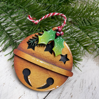 Kit jingle bells ornament Out of the Wood