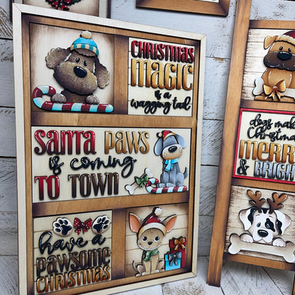 Set cani inserto quadrati grandi 10x10 Out of the Wood