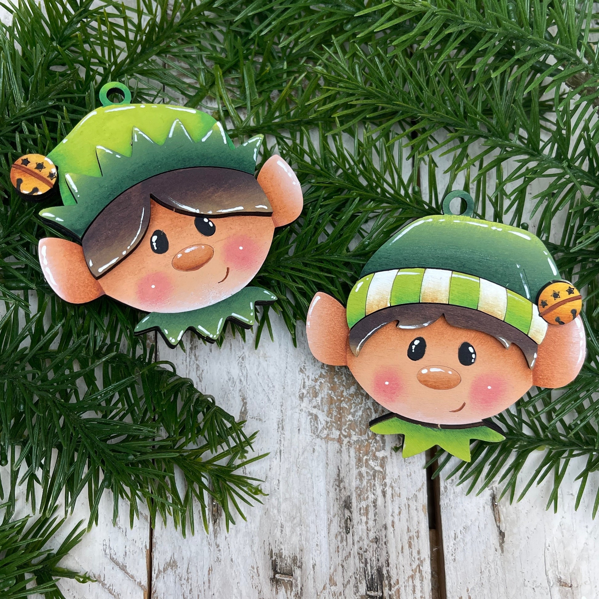 Christmas ornament face Out of the Wood