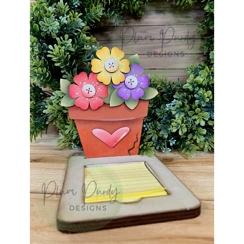 Spring Easter bunny pot Out of the Wood