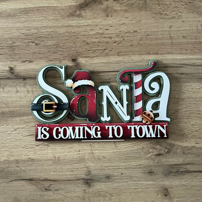 Scritta Santa Out of the Wood