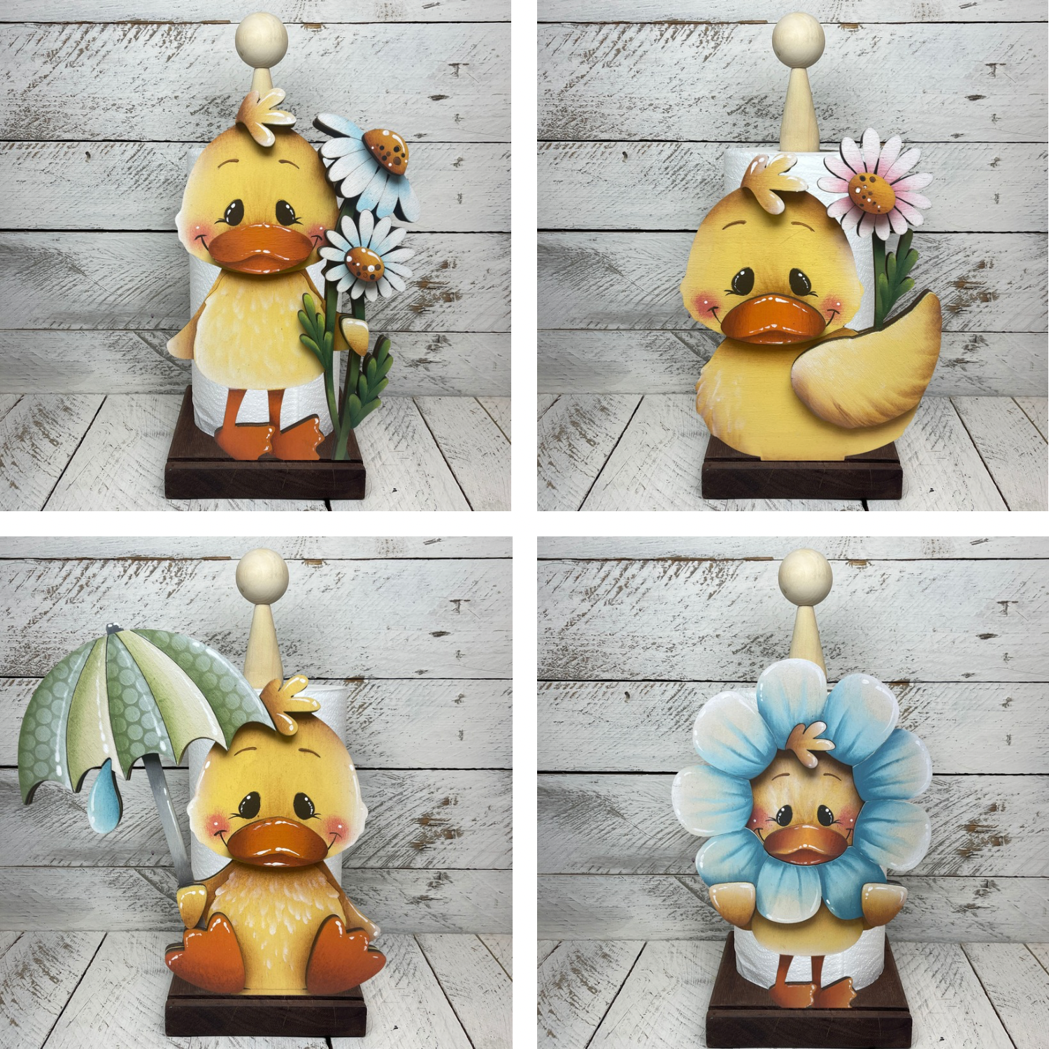 Sagoma per porta scottex papere primavera Out of the Wood