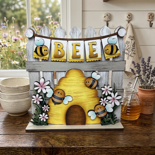 Sagoma api per steccato e box intercambiabile Out of the Wood