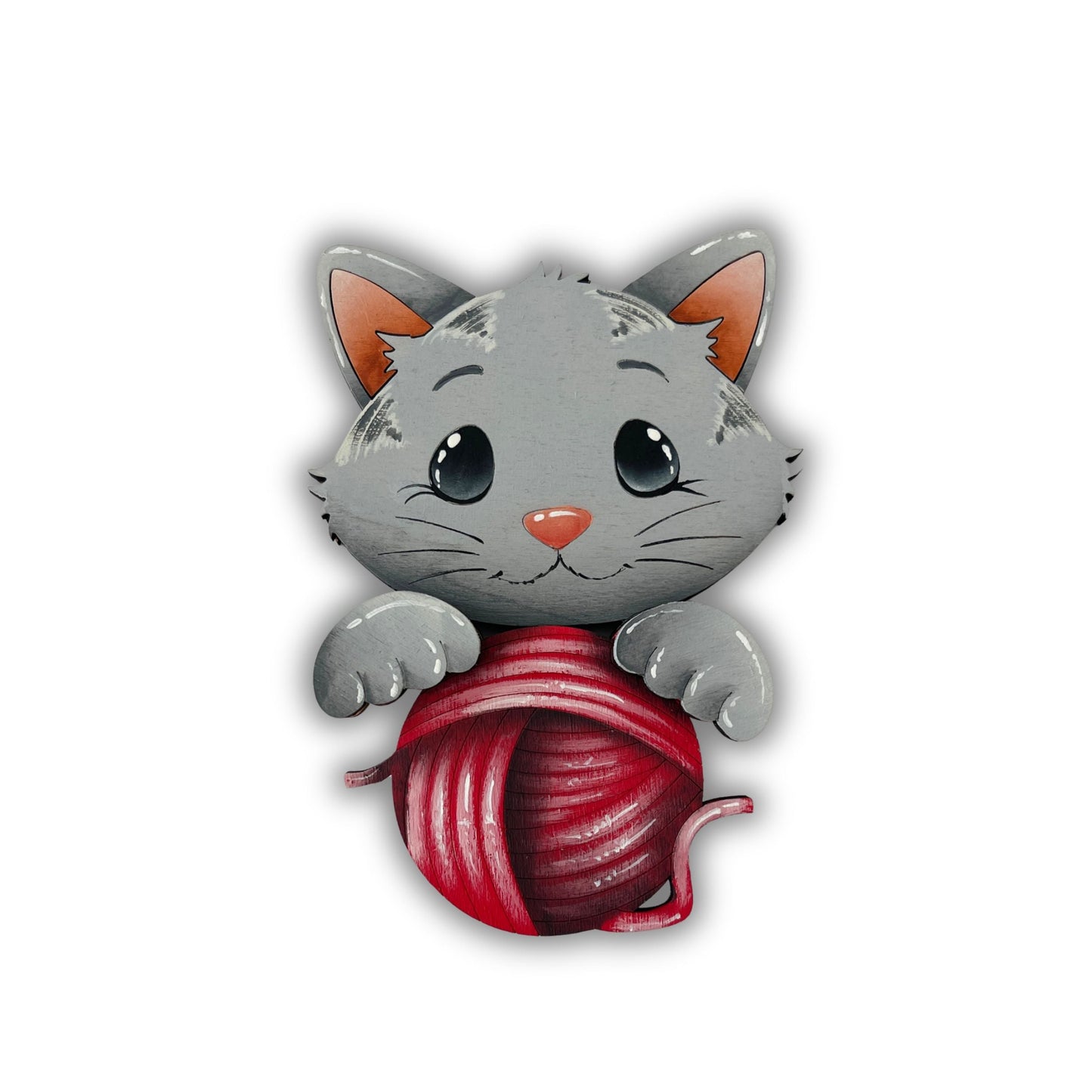 Gatto con lisca pesce o gomitolo Out of the Wood