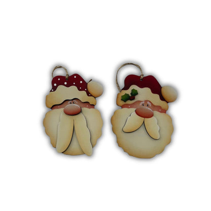 Kit Santa faces Out of the Wood
