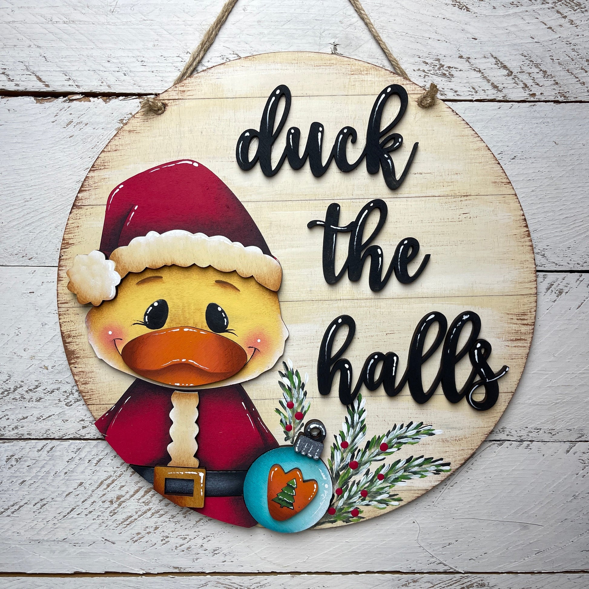 Fuoriporta anatra natale  Duck the halls Out of the Wood