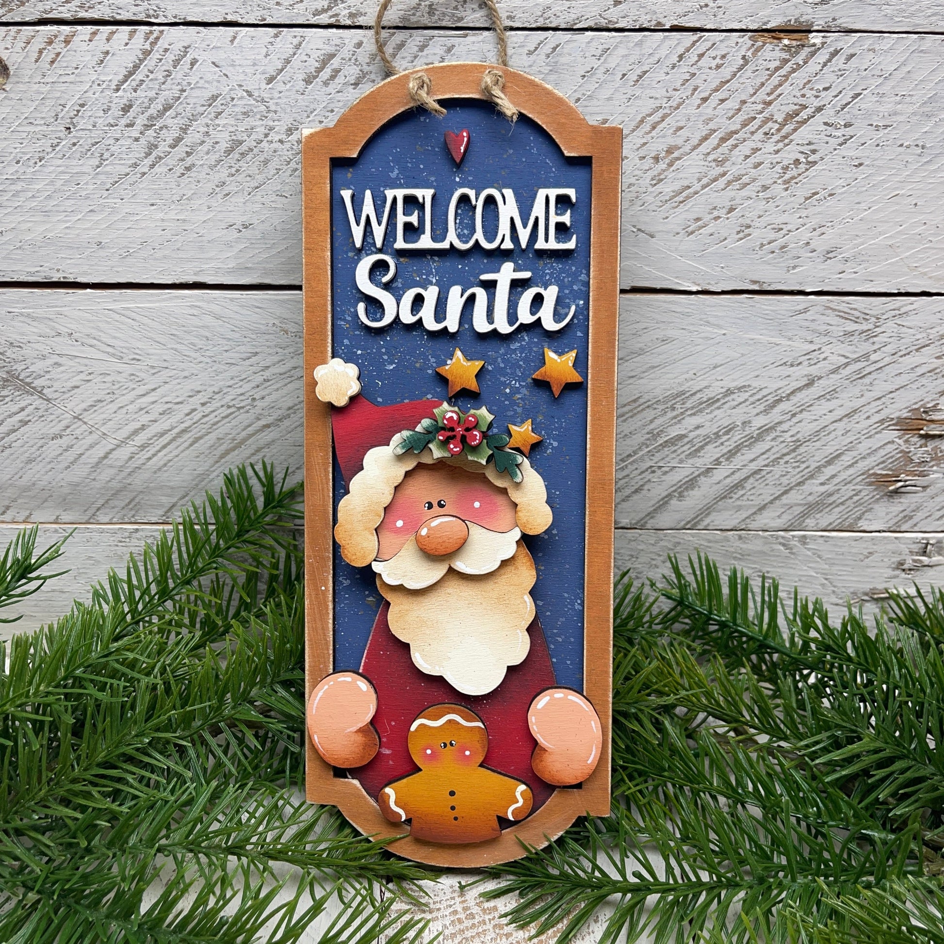 Targa welcome santa Out of the Wood