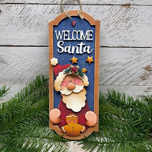 Targa welcome santa Out of the Wood