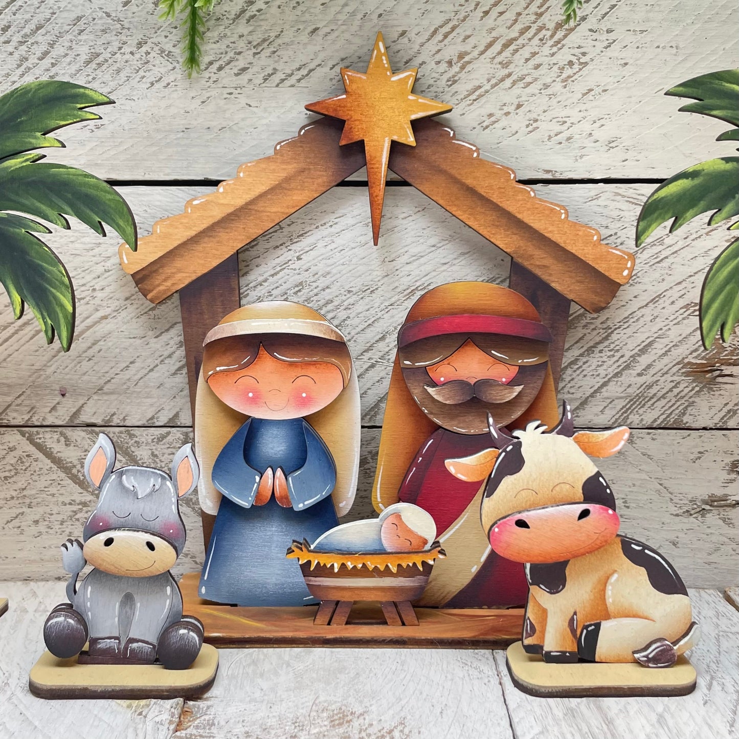 Natività con piedistallo Out of the Wood