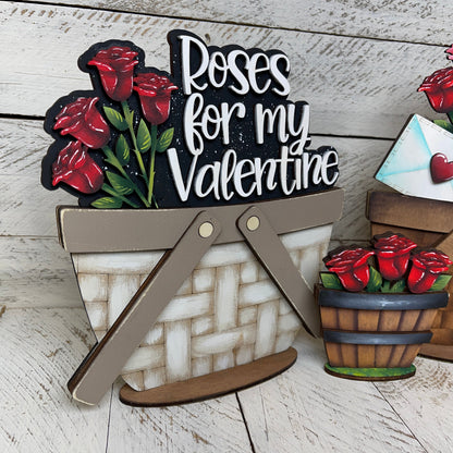 Pannello intercambiabile con rose San Valentino Out of the Wood