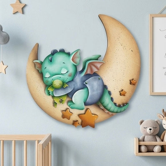 Fiocco nascita draghetto Out of the Wood