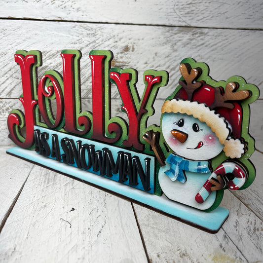 Scritta “Jolly” Out of the Wood
