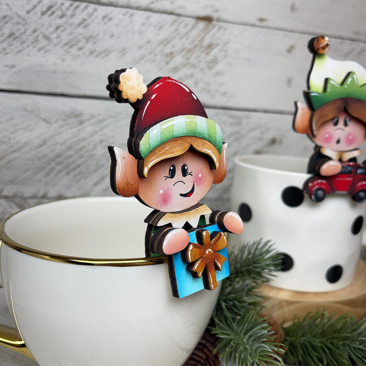 Segnaposto elfo Natale Out of the Wood