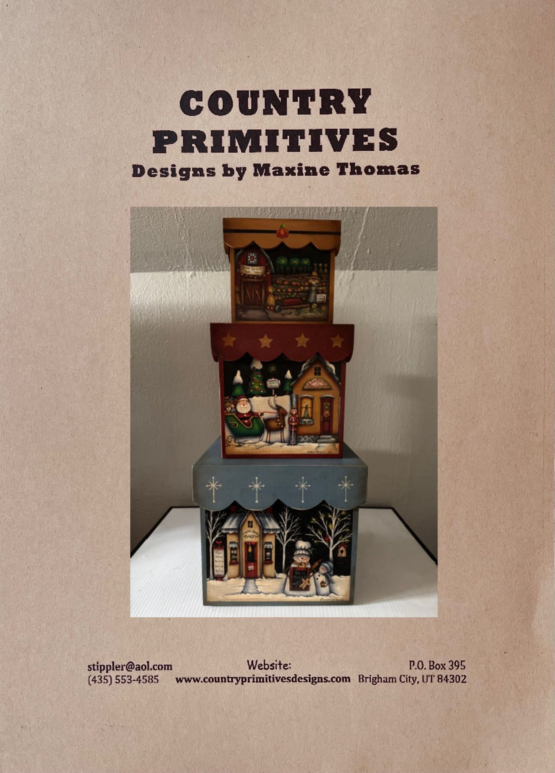 CARTAMODELLO -pattern -“Stacking box  ” by Maxine Thomas (Copia) Out of the Wood