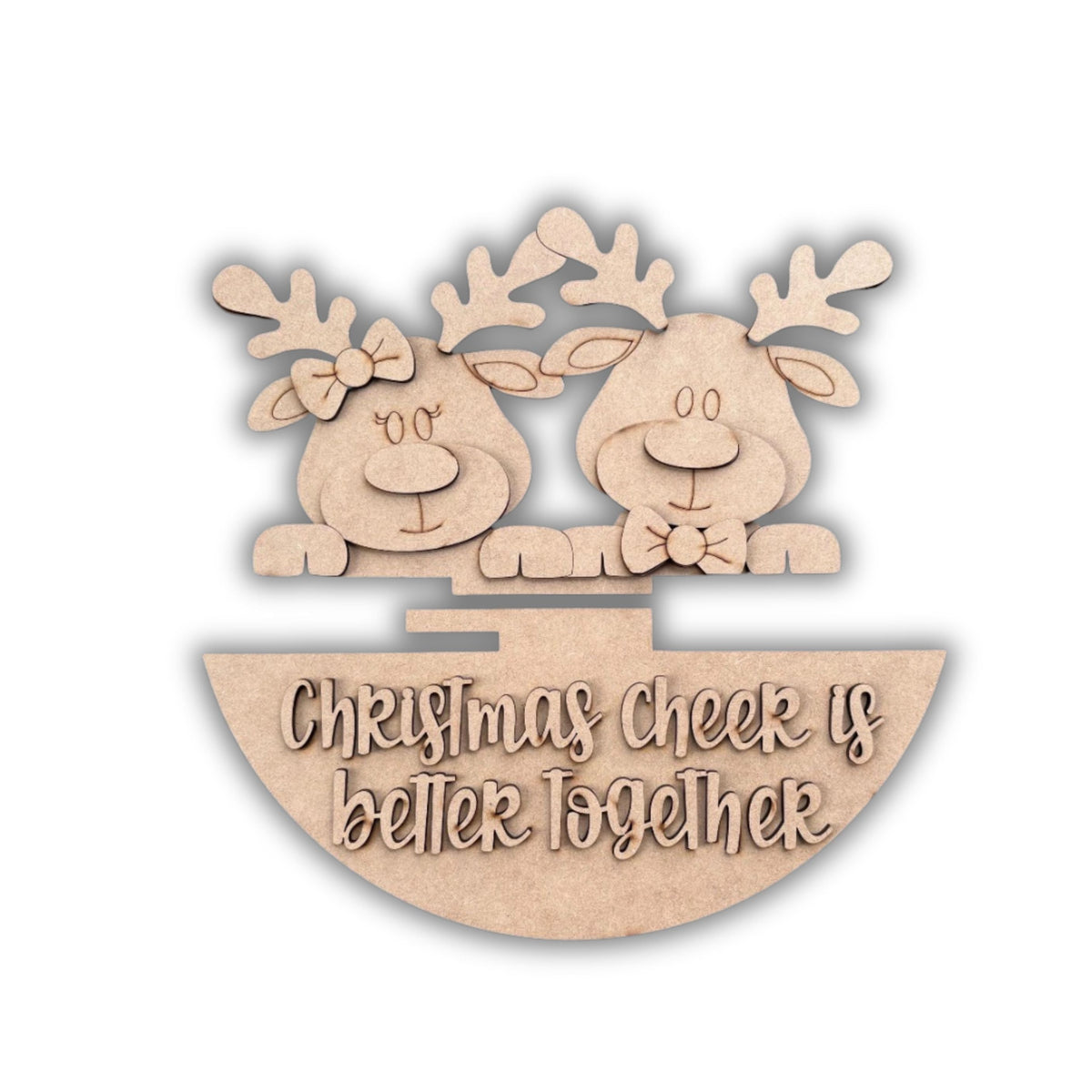 Fuoriporta banner intercambiabile  con topi renne Out of the Wood