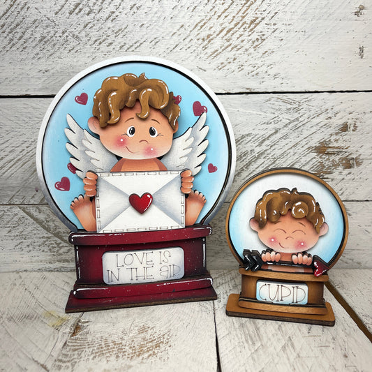 Sagoma cupido  per Snow globe intercambiabile Out of the Wood