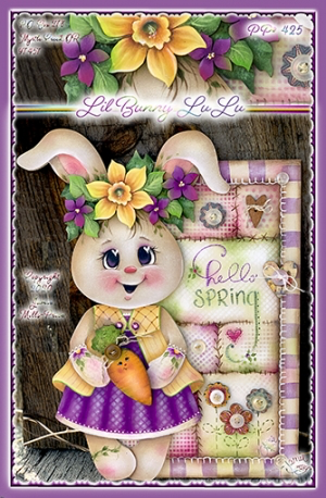 Sagoma Lil Bunny Lulu BUNNY Out of the Wood