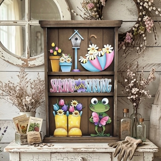 Inserti primavera  per scaffale intercambiabile Out of the Wood