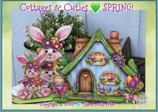 Cottage and cuties Spring club 2024 by  Jamie Mills Price Out of the Wood
