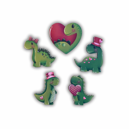 Set 5 dinosauri love 7,5 cm
