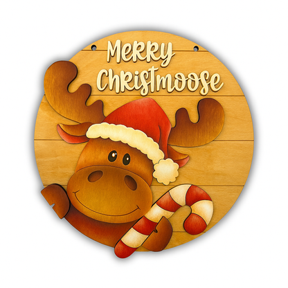 Fuoriporta con alce natalizio Out of the Wood