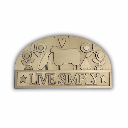 Live simply primitive