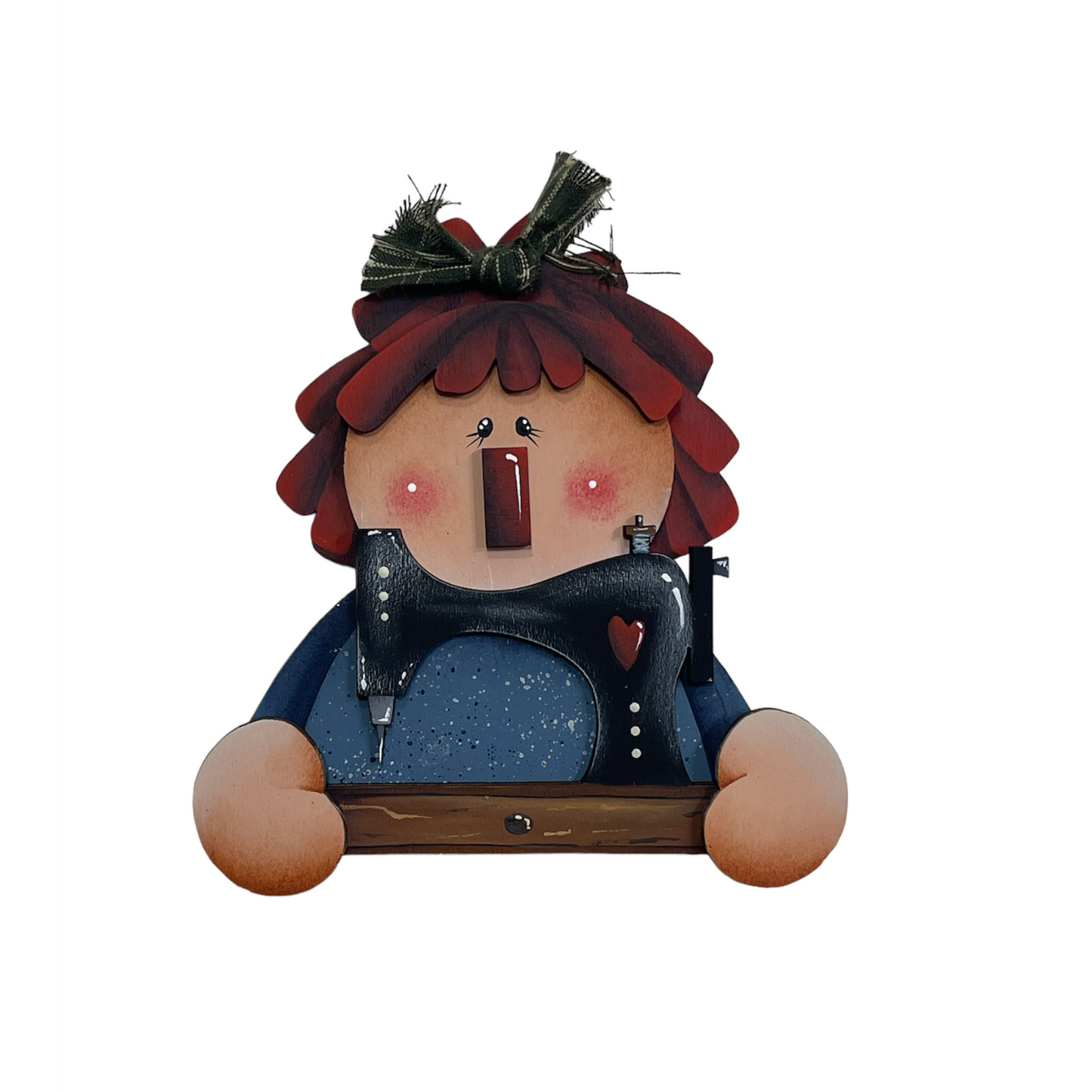 Raggedy ann ornament Out of the Wood