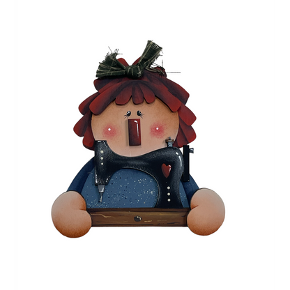 Raggedy ann ornament Out of the Wood
