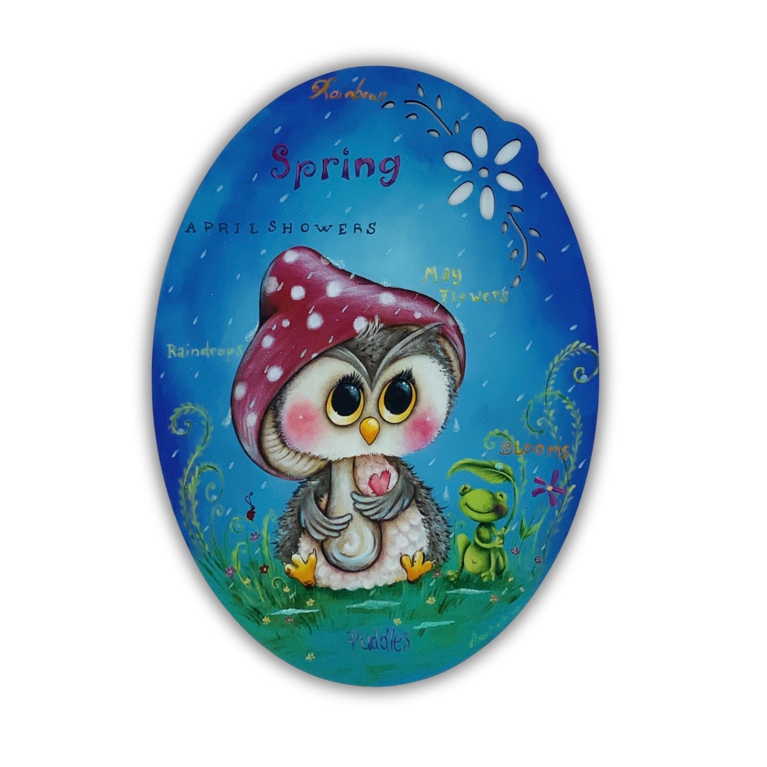 Videolezione Spring owl Design Holly Hanley Out of the Wood