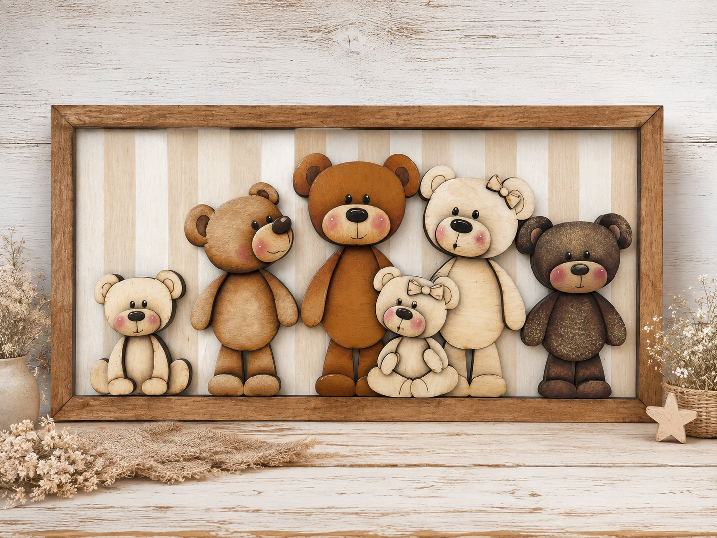 Amici orsi su cornice Out of the Wood