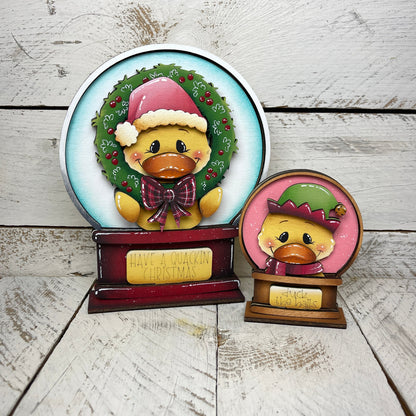 Sagoma papere Natale per Snow globe intercambiab Out of the Wood