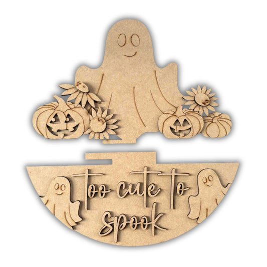 Fuoriporta banner intercambiabile  con fantasma Out of the Wood
